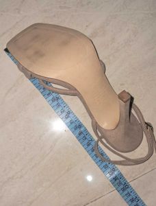 Mango Beige Stilettos Heels