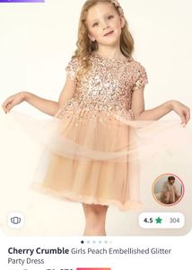 Cherry Crumble Dress Girl 6-8years