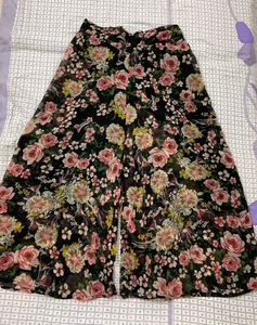 Floral Wide Leg Pants-plazzos