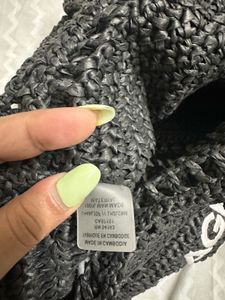 Authentic Karl Lagerfeld ANTIBES STRAW TOTE