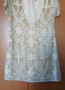 Elegant Beaded Party Dress - M Size