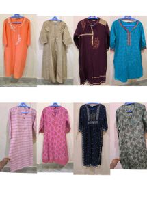Set Of 8 Beautiful Kurtis