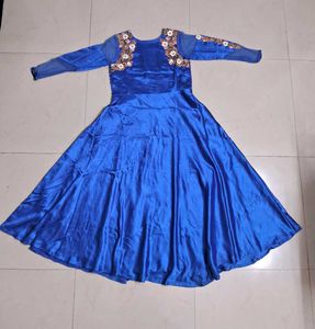 Elegant Blue Ethnic Gown
