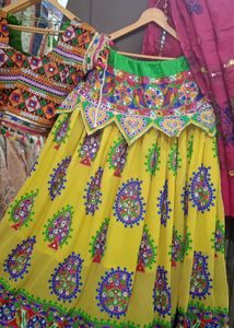 Garba Choli Yellow