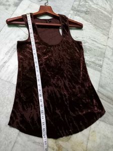 Like New Velvet Fitted Top
