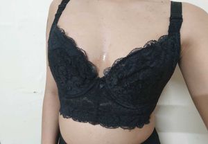 Black Corset Type Brallet