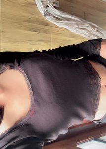 Lace Trim Long Sleeve Top