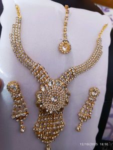 new diamond full stone Jewelry Set