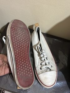 White Canvas Shoe