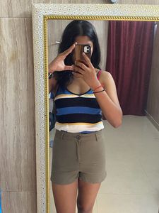Ribbed Noodle Strap Top ✨