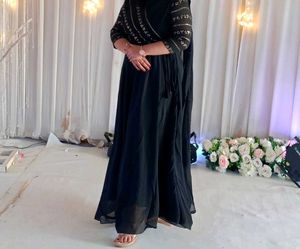 Elegant Black Anarkali Gown Suit