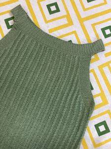 Olive Green Crop Top