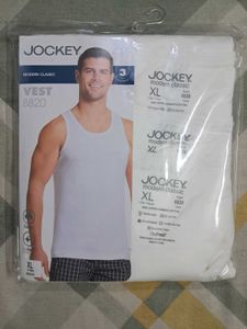 Jockey Men's Vest - New Unused (Pack Of 3)