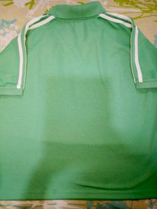 Adidas Polo Crop Top Green