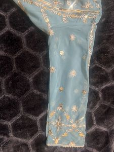 Party Wear - Top Plazzo &amp;Dupatta