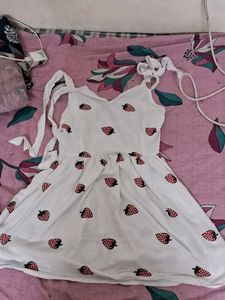 Strawberry Print Sundress