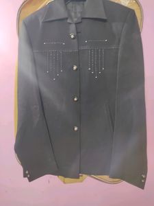 Black Coat Pant