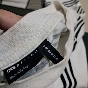 Striped Extreme Oversized Sweatshirt/Top