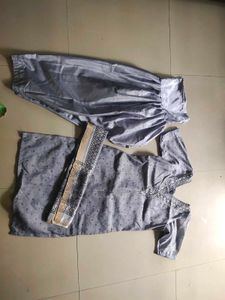 Grey Kurta Set