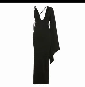 Elegant One-Shoulder Maxi Dress