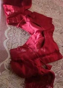 Red Padded Blouse