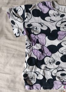 Two Crop T-shirt 💜💗