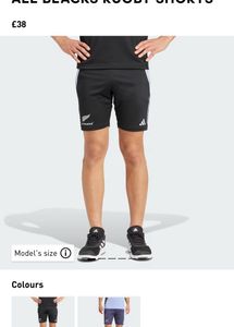 Adidas All Blacks Shorts Newzealand