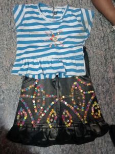 Skrit And Top 2 Set Both Size 18