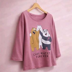 Cute Pink 'We Bare Bears' Tee