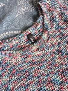 Colorful Knit Sweater