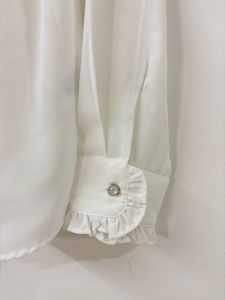 White Ruffled Shirt