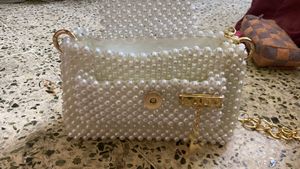Pearl Beaded Handbag