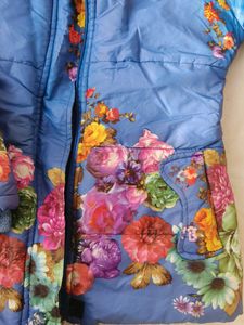 Floral Print Padded Jacket