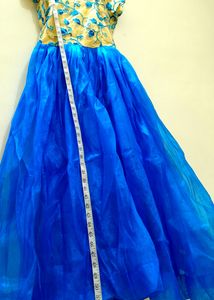 🤰🏻flared Gown For Baby Shower🌍Sea Green Colour