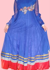 Royal Blue Anarkali Suit