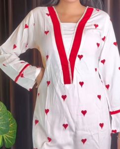 Red Heart Kurta Set