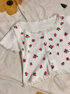 Floral Button-Up Top