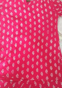 Pink Printed Pajama Set