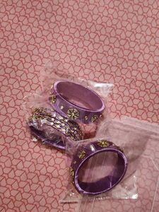 Georgette Lengha With Bangle
