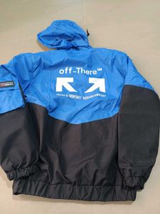 Stylish Blue &amp; Black Jacket, M SIZE