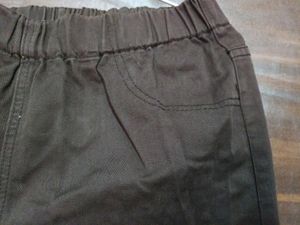 Cotton Jeggings/Trousers (Dark Brown) For WOMEN