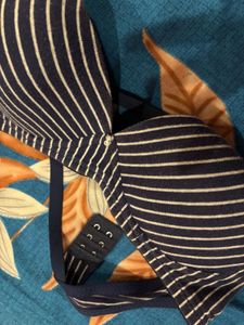 Striped Comfort Bra (Padded, Non Wired)