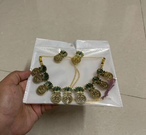 🆕 Green Jewellery Set