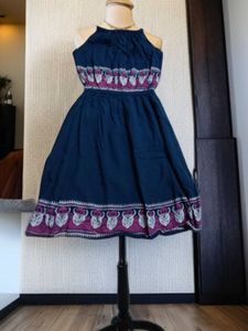 Boho Ethnic Halter Beach Party Wear Dress