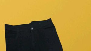 N@83 Size-28 Dark Black Jeans