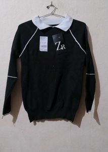Chic Black & White Sweater