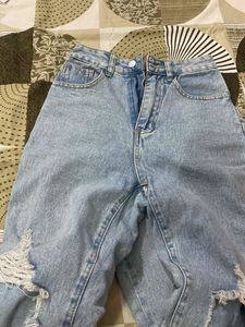 Ripped Light Wash Jeans