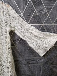Whiteee Crochet Top