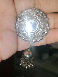 Silver Jhumka Earrings