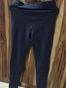 Navy Blue Stretch Leggings